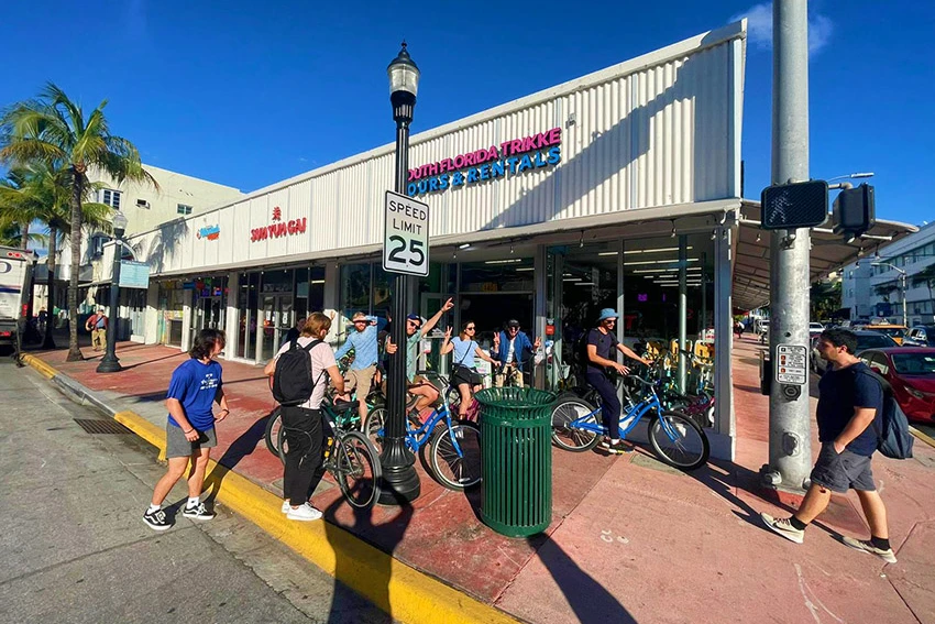 Balade à vélo à South Beach