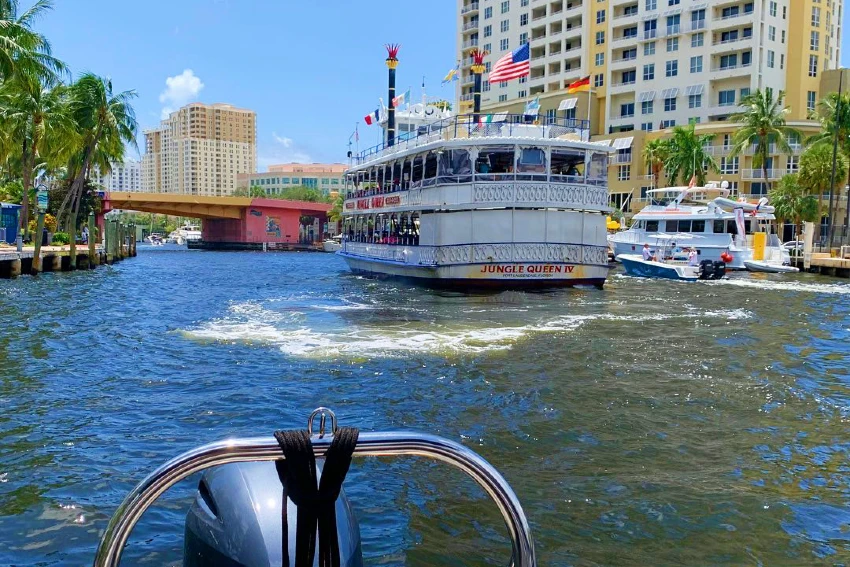 Balade en bateau dans la baie de Miami