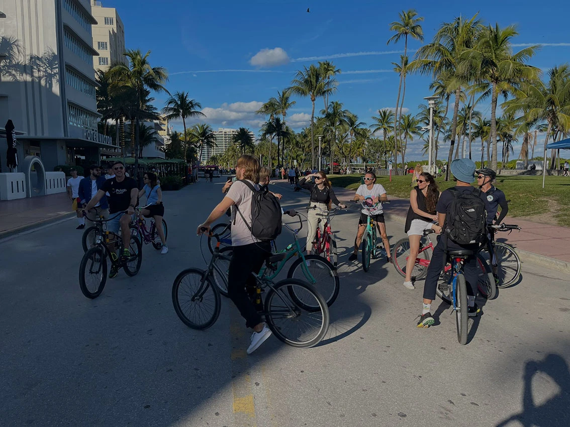 Visite guidée de South Beach à vélo en français